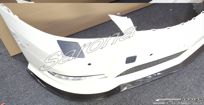 Custom Mercedes S Class  Sedan Front Lip/Splitter (2010 - 2013) - $950.00 (Part #MB-059-FA)